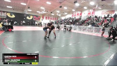 170 lbs Cons. Round 6 - Siana Valentine, Liberty (Winchester) vs Karyna Rios, Oak Hills