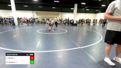 75 lbs Consi Of 32 #2 - Jameson White, NC vs Benex Velasco, NC