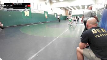 157 lbs Champ. Round 1 - Jael Prieto, Mission Vista vs Miles Lane, La Costa Canyon