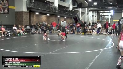 46 lbs Round 2 (4 Team) - Reagan Graser, Nebraska Wrestling Academy vs Harper Smith, Grand View Wrestling Club