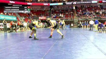 1A-215 lbs Cons. Round 5 - Eaghan Fleshman, Alburnett vs Logan Lashbrook, Janesville