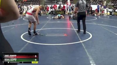 167 lbs Round 2 (4 Team) - Joseph Cappellano, BadBass Green vs Noah Hall, Michigan Mafia