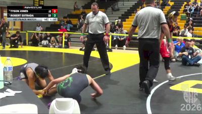 128 lbs 1st Place Match - Robert Estrada, Dethrone Wrestling vs Tyson Jones, Alpha Dawg