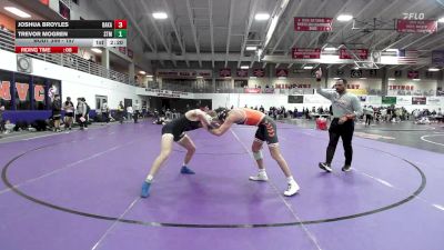 157 lbs Cons. Round 2 - Joshua Broyles, Baker (Kan.) vs Trevor Mogren, University Of Saint Mary (KS)