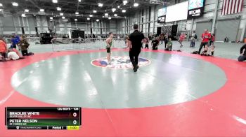 108 lbs Cons. Round 2 - Peter Nelson, St. Maries WC vs Bradlee White, Silver Valley WC