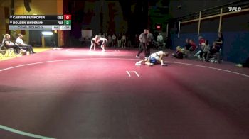 120 lbs Cons. Round 2 - Carver Butikofer, Crestwood, Cresco vs Holden Lindeman, Pleasant Valley