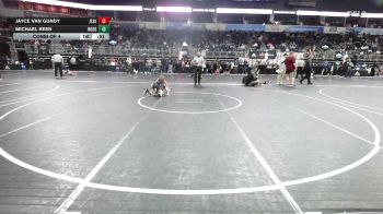 60 lbs Consi Of 4 - Jayce Van Gundy, Jesup Mat Club vs Michael Keen, Rough Riders Wrestling