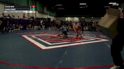 165 lbs Consi Of 8 #2 - Lucas Boe, FL vs David Perez, RI