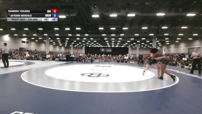 235 lbs 3rd Place Match - Sandra Takara, Bison Wrestling Club vs Jayden Moehle, MO West Championship Wrestling Club