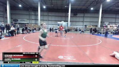 95 lbs Cons. Semi - Kaden Glessner, Kuna Klub vs Stryker Skogrand, Unattached