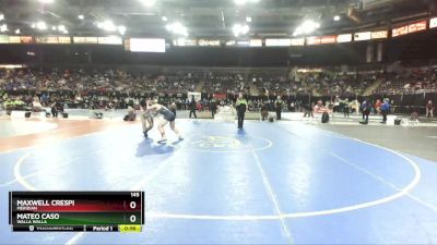 145 lbs Cons. Round 6 - Maxwell Crespi, Meridian vs Mateo Caso, Walla Walla