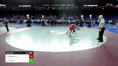 138 lbs Round Of 32 - Cameron Bonnell, Burlington vs James Lally, Saint John's Prep