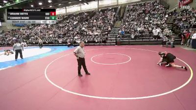 4A 150 lbs Cons. Round 1 - Conner Ware, Stansbury vs Brahm Betts, Uintah