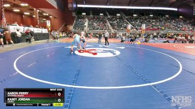 2A-175 lbs Cons. Round 1 - Aaron Perry, Wyoming Indian vs Kasey Jordan, Lovell