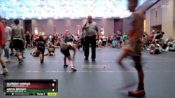 74 lbs Round 1 (4 Team) - Ashton Allfree, East Kansas Eagles vs Trevor Cole, MO Outlaws Gold