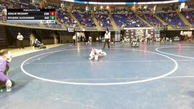 75 lbs Round Of 16 - Adalie McGary, Curwensville vs Ryleigh Alexander, Danville