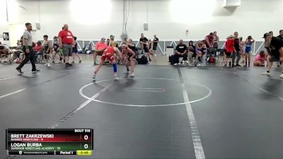 72 lbs Cons. Round 3 - Logan Burba, Superior Wrestling Academy vs Brett Zakrzewski, Ranger Wrestling