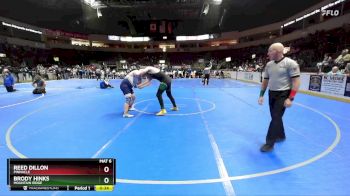 285 lbs Cons. Round 5 - Brody Hinks, Mountain Ridge vs Reed Dillon, Pinnacle