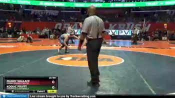 2 lbs Cons. Round 1 - Manny Wallace, Darien (Hinsdale South) vs Kodiac Pruitt, Champaign (Centennial)