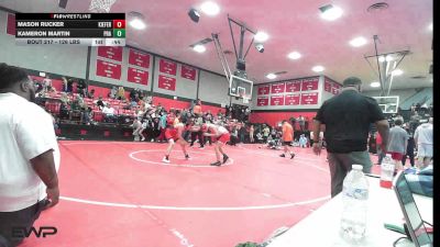 126 lbs Consi Of 8 #2 - Mason Rucker, Kiefer High School vs Kameron Martin, Prague