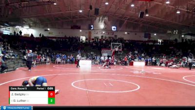 126 lbs Cons. Round 5 - Dylan Luther, Greenfield-Central vs Zayne Badgley, Eastern Hancock