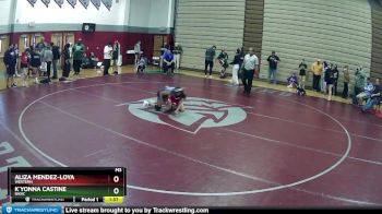 100 lbs Quarterfinal - K`yonna Castine, Basic vs Aliza Mendez-Loya, Western