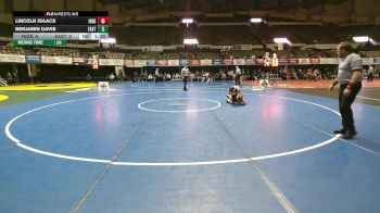 113 lbs Quarters & Wb (16 Team) - Lincoln Isaacs, Independence vs Benjamin Davis, Eastern View