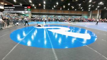 120 lbs Cons. Round 4 - Junot Easdon, Reno vs Hailey Duke, Baker / Powder Valley