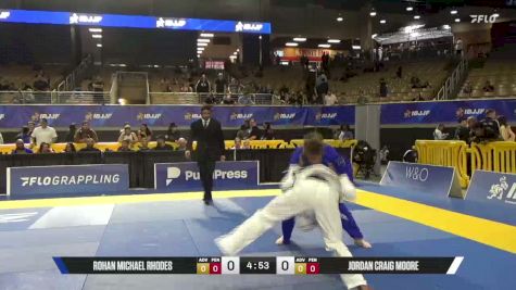 Jordan Craig Moore vs Rohan Michael Rhodes 2026 Pan Jiu Jitsu IBJJF Championship