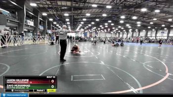 100 lbs Rd# 6- 9:00am Saturday Final Pool - Zayd Muhammad, Backyard Brawlers vs Jaxon Gillespie, Aggression Legionaries