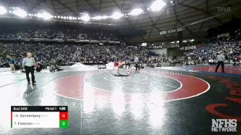 2A 195 lbs 1st Place Match - Hunter Sonnenberg, Orting vs Terrill Freeman, Othello