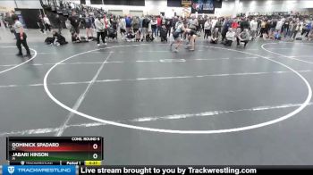 126 lbs Cons. Round 6 - Dominick Spadaro, CT vs Jabari Hinson, IA