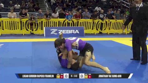 Jonathan Tae Sung Ahn vs Logan Gordon Raposo Franklin 2025 Pan IBJJF Jiu-Jitsu No-Gi Championship
