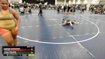 95 lbs Semifinal - Piper Phillips, Immortal Athletics WC vs Easton Dadiomoff, Tennessee