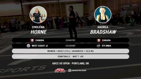 Andrea Bradshaw vs Cholena Horne 2026 ADCC Portland Open