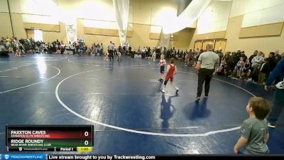 45 lbs Champ. Round 1 - Paxxton Caves, Evanston Elite Wrestling vs Ridge Roundy, Bear River Wrestling Club