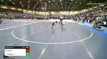 64 lbs Round Of 16 - Kellen Frost, Team Aggression vs Leonidas Agtarap, Central Catholic