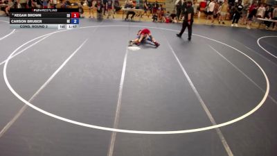 100 lbs Cons. Round 3 - Kegan Brown, SD vs Carson Bruber, NE