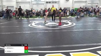 160-E lbs Quarterfinal - JayDen Williams, MI vs Caden Inkley, NY