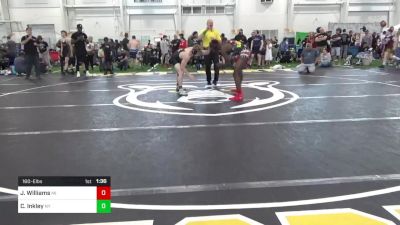 160-E lbs Quarterfinal - JayDen Williams, MI vs Caden Inkley, NY