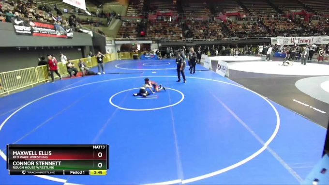 63 lbs Champ. Round 3 - Connor Stennett, Rough House Wrestling vs ...