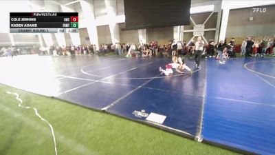 95 lbs Champ. Round 1 - Kasen Adams, Morgan Wrestling Club vs Cole Jenkins, Grantsville Wrestling Club
