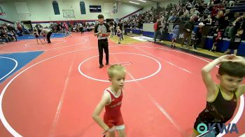 43-46 lbs Rr Rnd 1 - Colt Oden, Fort Gibson Youth Wrestling vs Jasper Flager, Cleveland Take Down Club