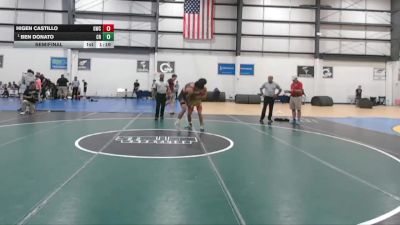 113 lbs Semifinal - Ben Donato, Caesar Rodney vs Higen Castillo, Grizzly Wrestling Club