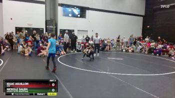 52 lbs 1st Place Match - Nickole Salem, Legacy Elite Wrestling vs Isaac Aguillon, C2X