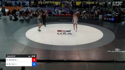 138 lbs Cons 64 #1 - Bradley Williams, AL vs Adam St. Cyr, ME