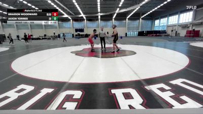 165 lbs Round 1 - Jaxon Torres, Sacred Heart vs Braidon Woodward, Bloomsburg
