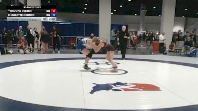 135 lbs Cons. Sub-quarters - Brooke Deeter, Sanderson Wrestling Academy vs Charlotte Osborn, Sanderson Wrestling Academy