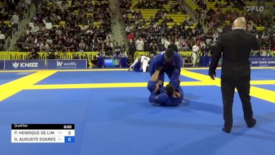 PEDRO HENRIQUE DE LIMA ELIAS vs GUILHERME AUGUSTO SOARES SANTOS 2024 World Jiu-Jitsu IBJJF Championship