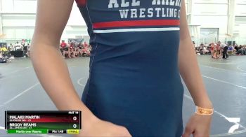 140 lbs Round 5 (6 Team) - Luke Thompson, Glasgow WA vs Dawson Shaffer, All American